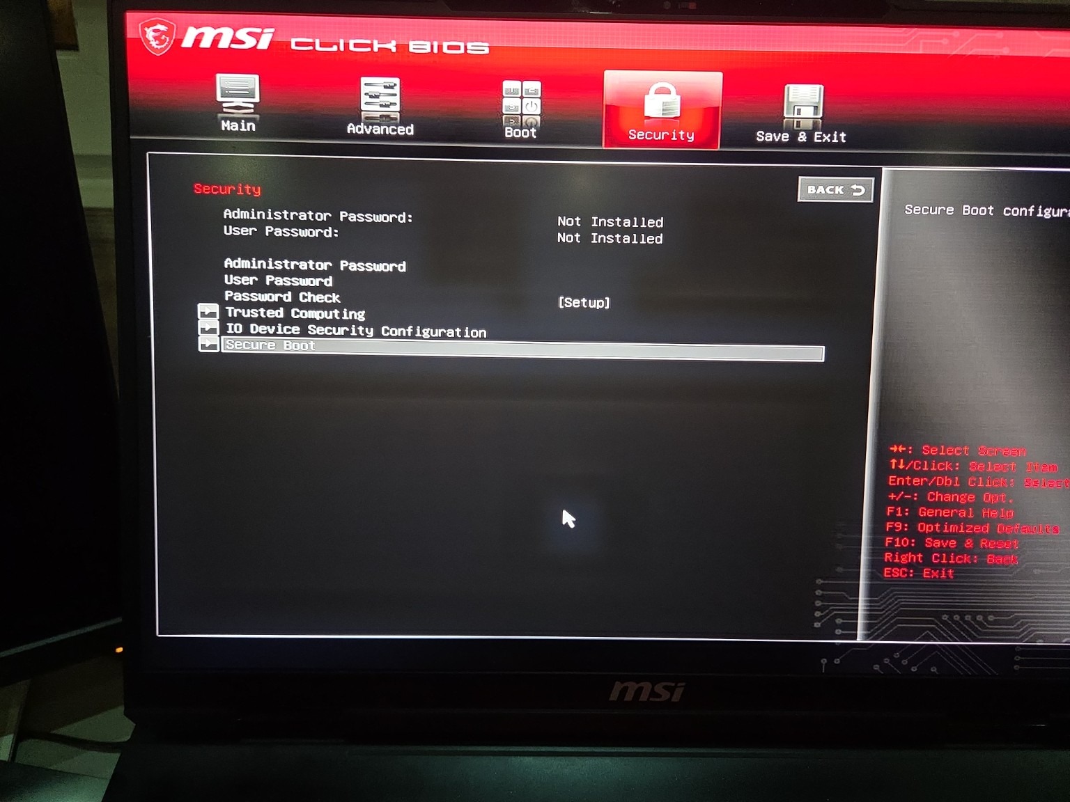 M-Flash file selection