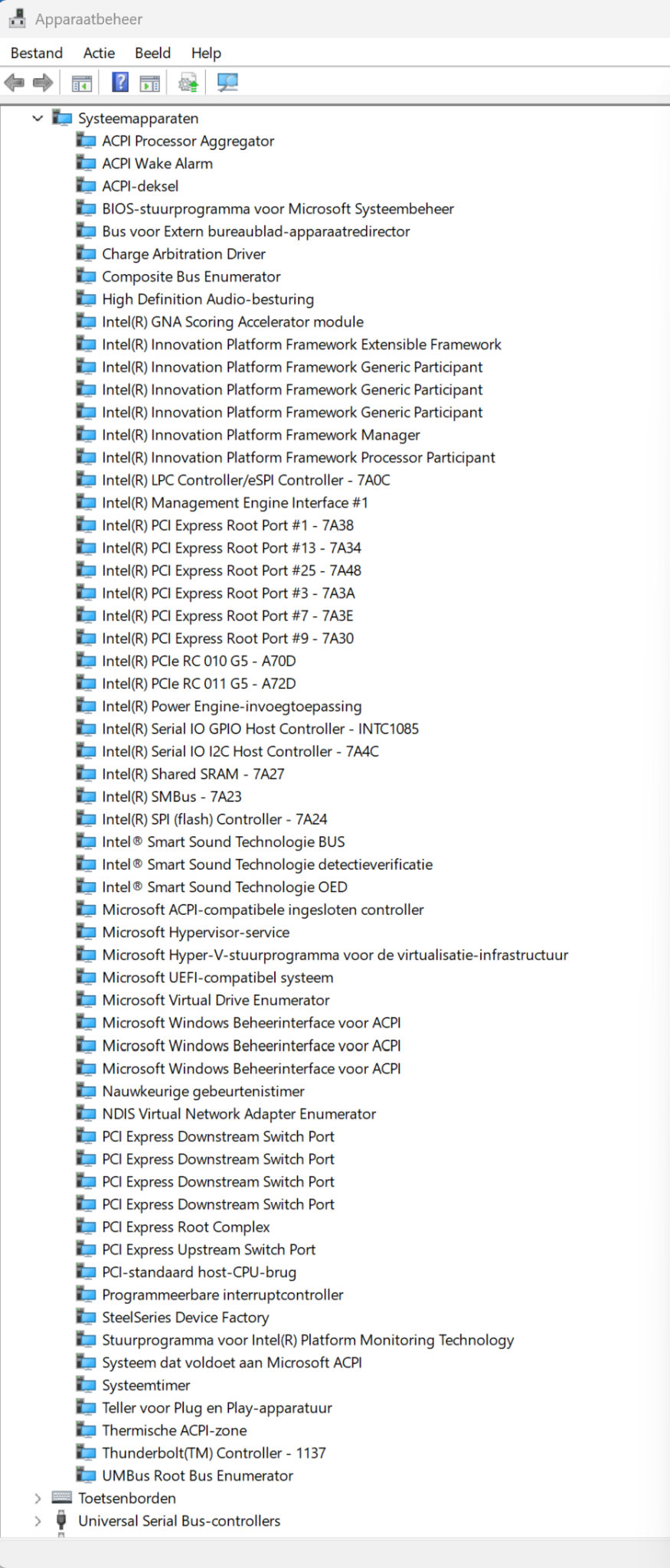 Device Manager platform devices